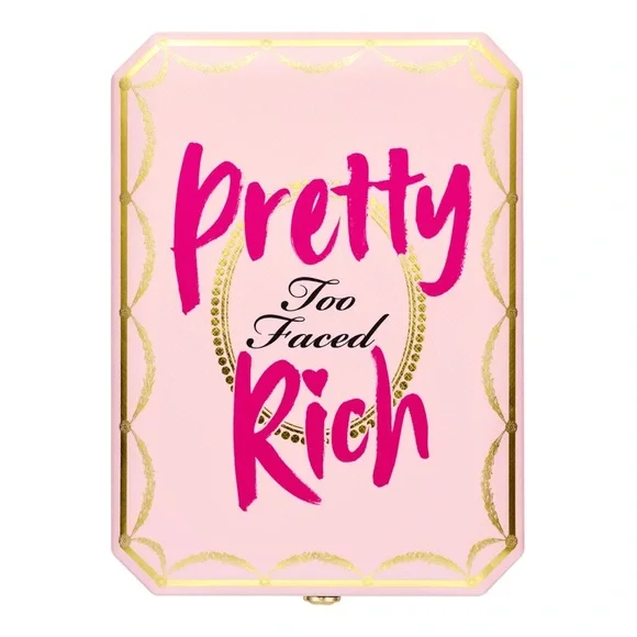 Too Faced Pretty Rich Eyeshadow Palette - Pink, Gold, Brown, Blue